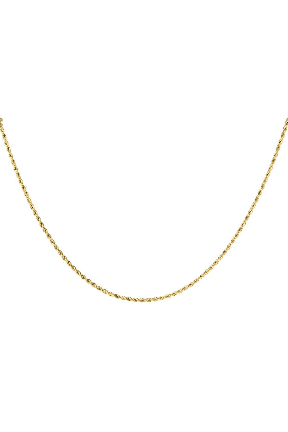 Gouden schakelketting van Bellou van waterproof roestvrij staal
