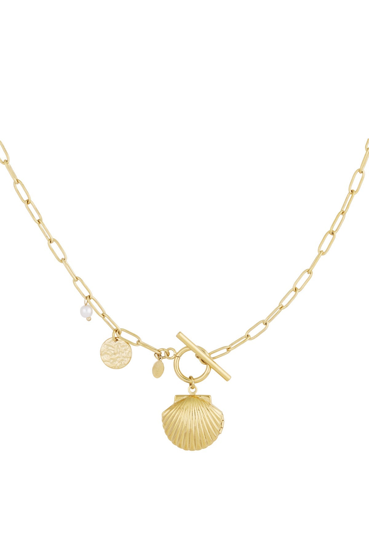 Coastal schelp ketting van Bellou voor op reis