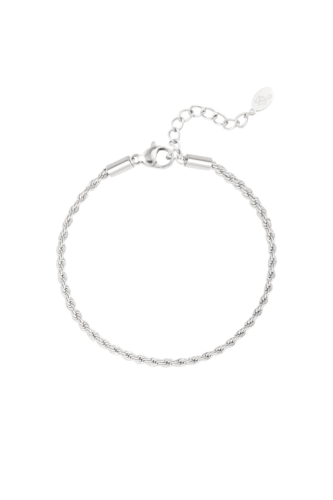 Duurzame sieraden: fijne schakelarmband van nikkelvrij roestvrij staal