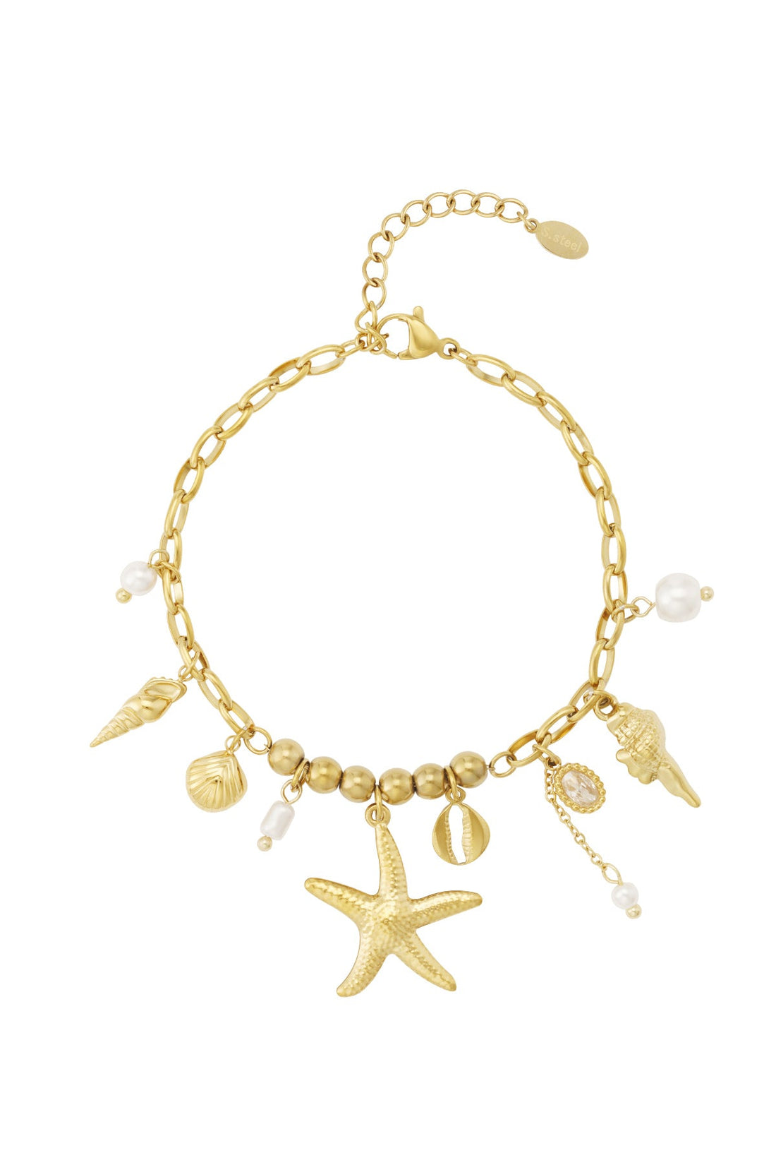 Sieraden cadeau onder 50 euro voor haar: Solstice bedelarmband van Bellou