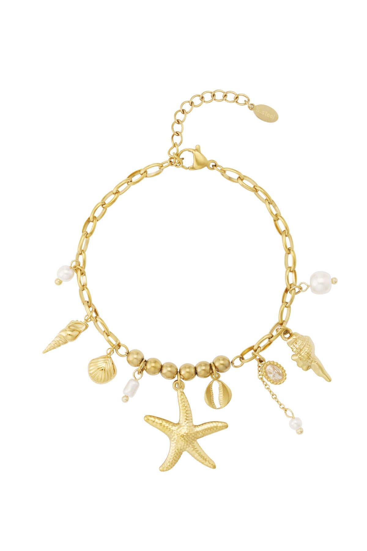 Sieraden cadeau onder 50 euro voor haar: Solstice bedelarmband van Bellou