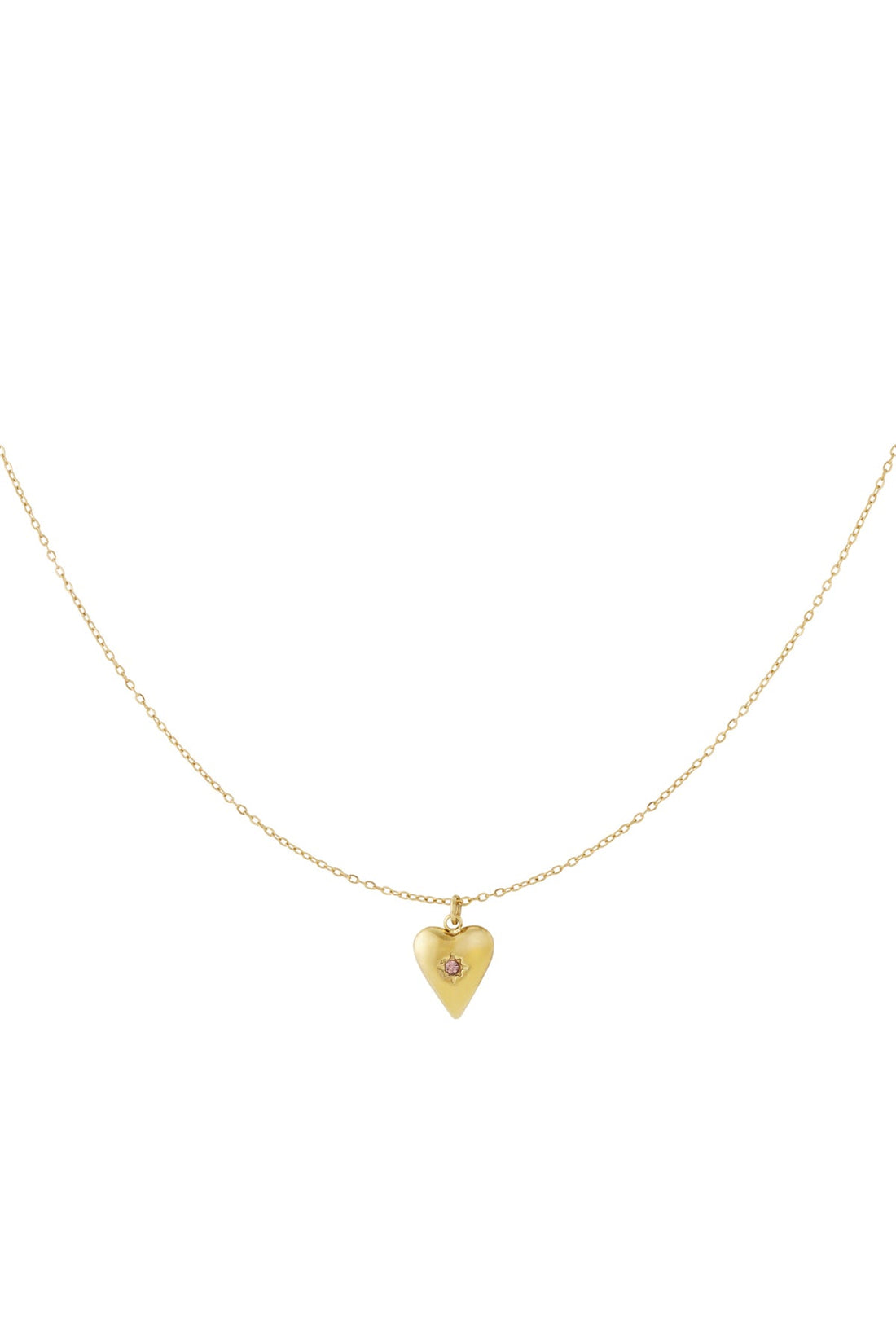 Gouden geboortesteen ketting van Bellou