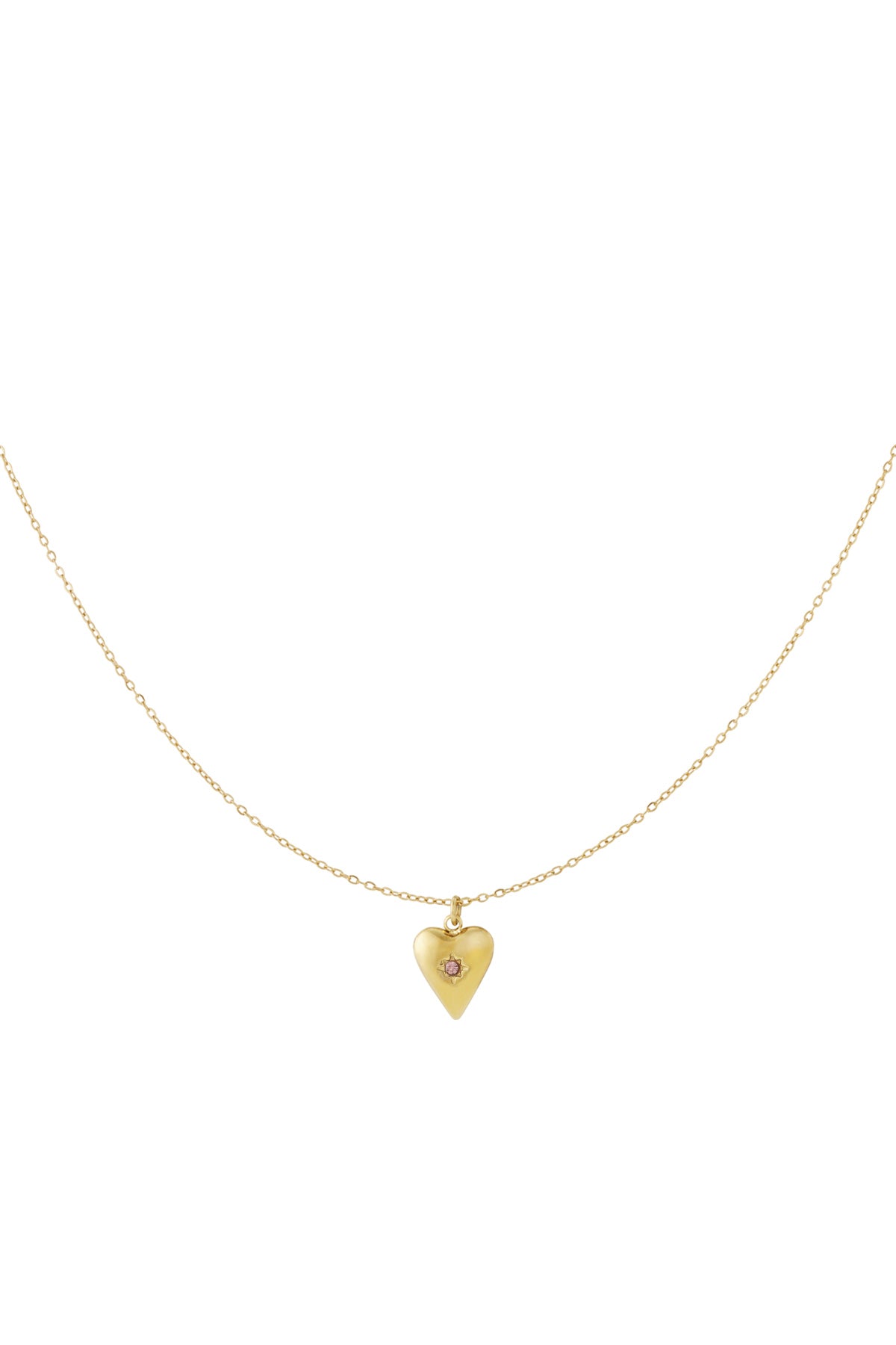 Gouden geboortesteen ketting van Bellou