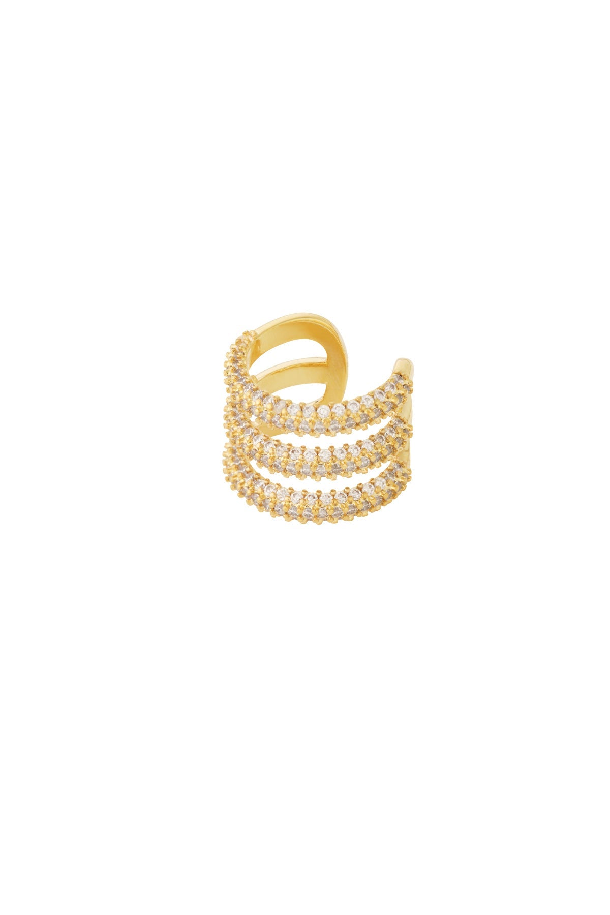 Sparkle earcuff van roestvrij staal van Bellou