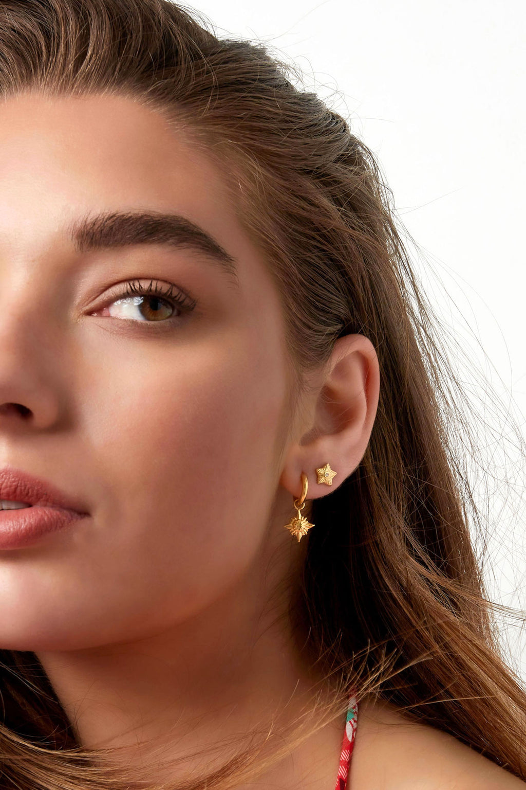 Luna - studs Goud aan oor