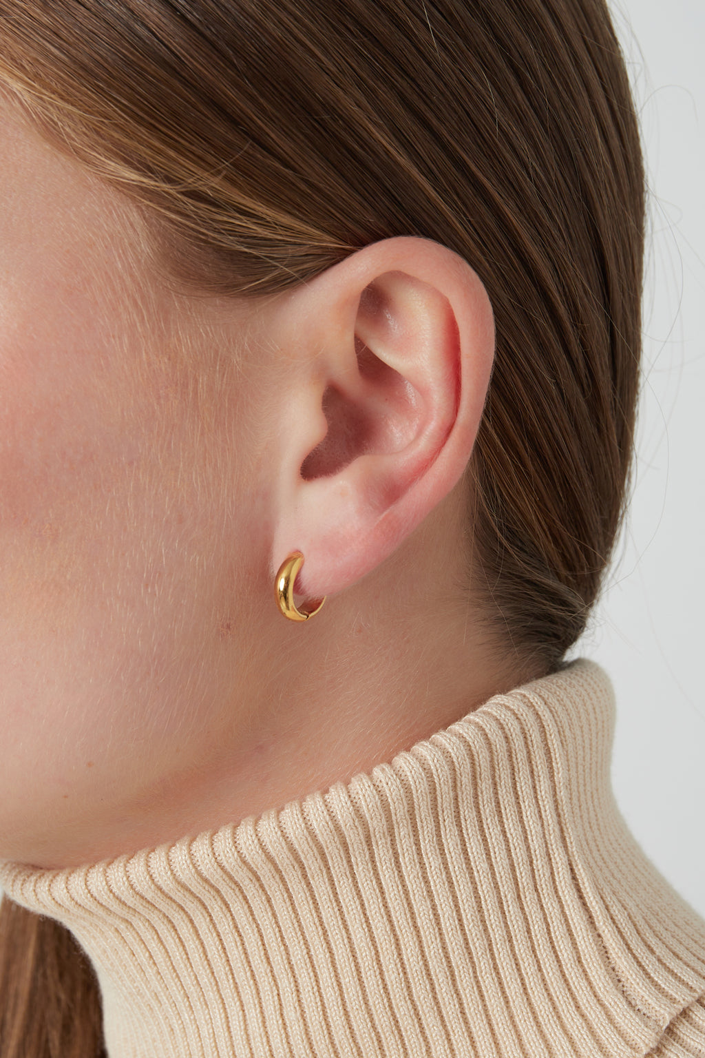 Line - hoops Goud aan oor