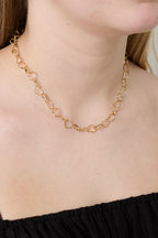 Personal Heart - hartjes ketting Goud detail