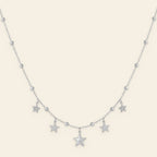 Astrid - hanger ketting zilverkleurig