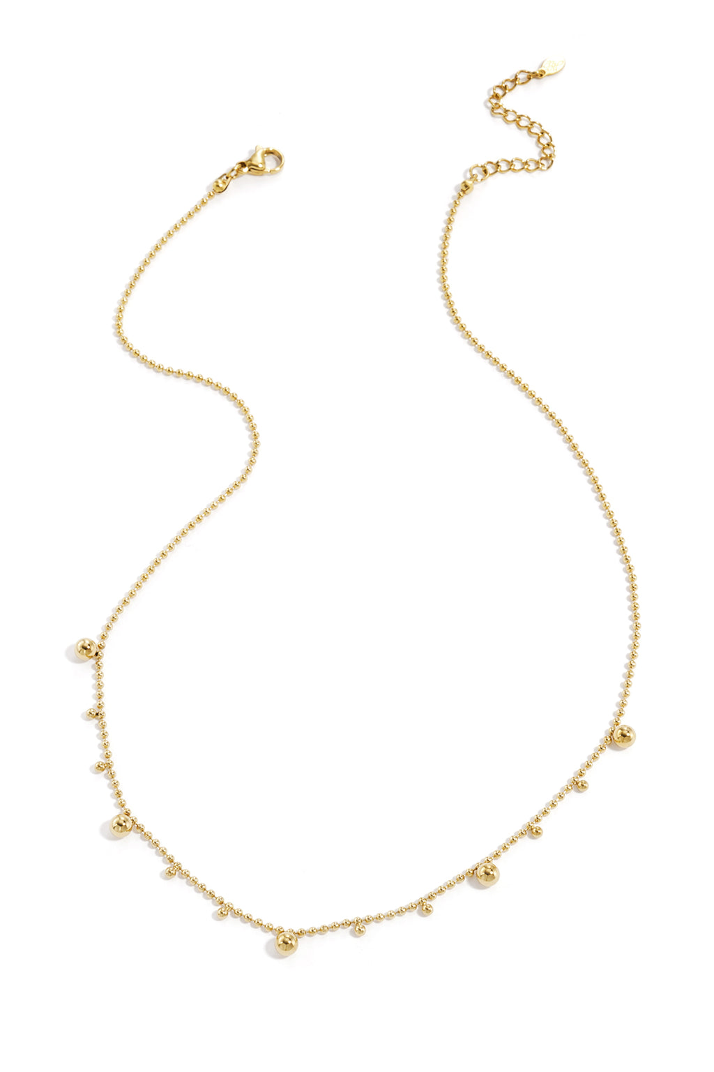 Dotty - schakelketting Goud