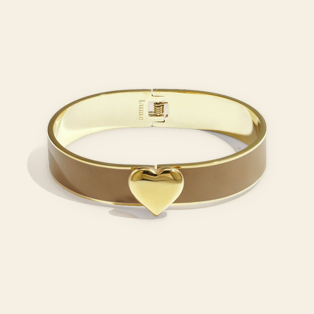 Amélie - Emaille armband met hartje