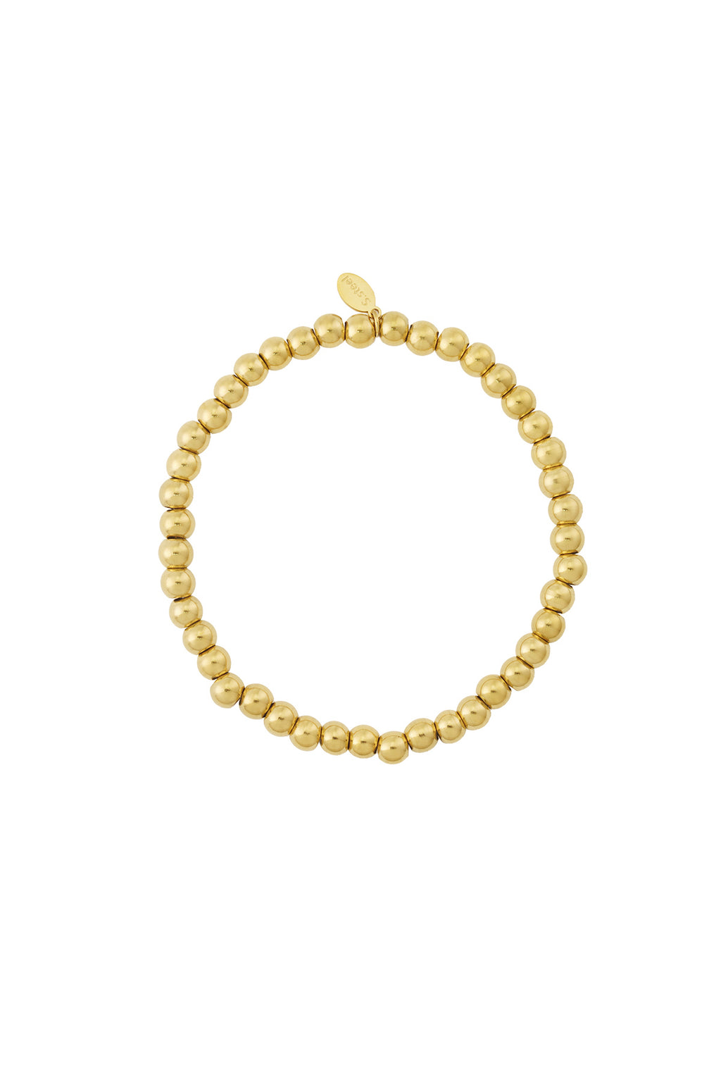 Sand - schakelarmband Goud