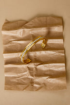 Arc - Open bangle met steentjes