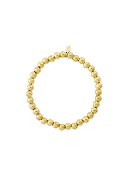 Stone - schakelarmband Goud