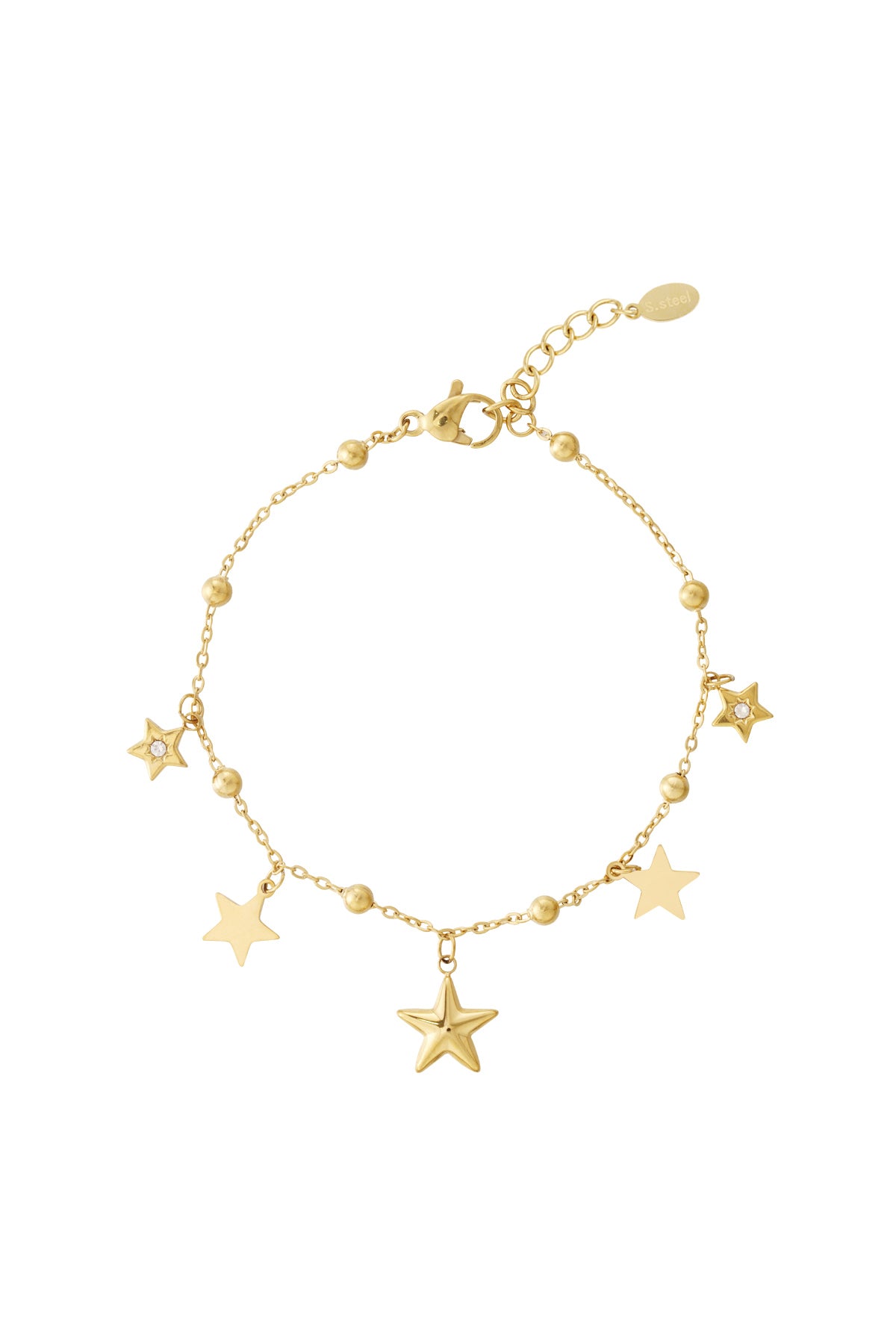 Stellar - bedelarmband Goud