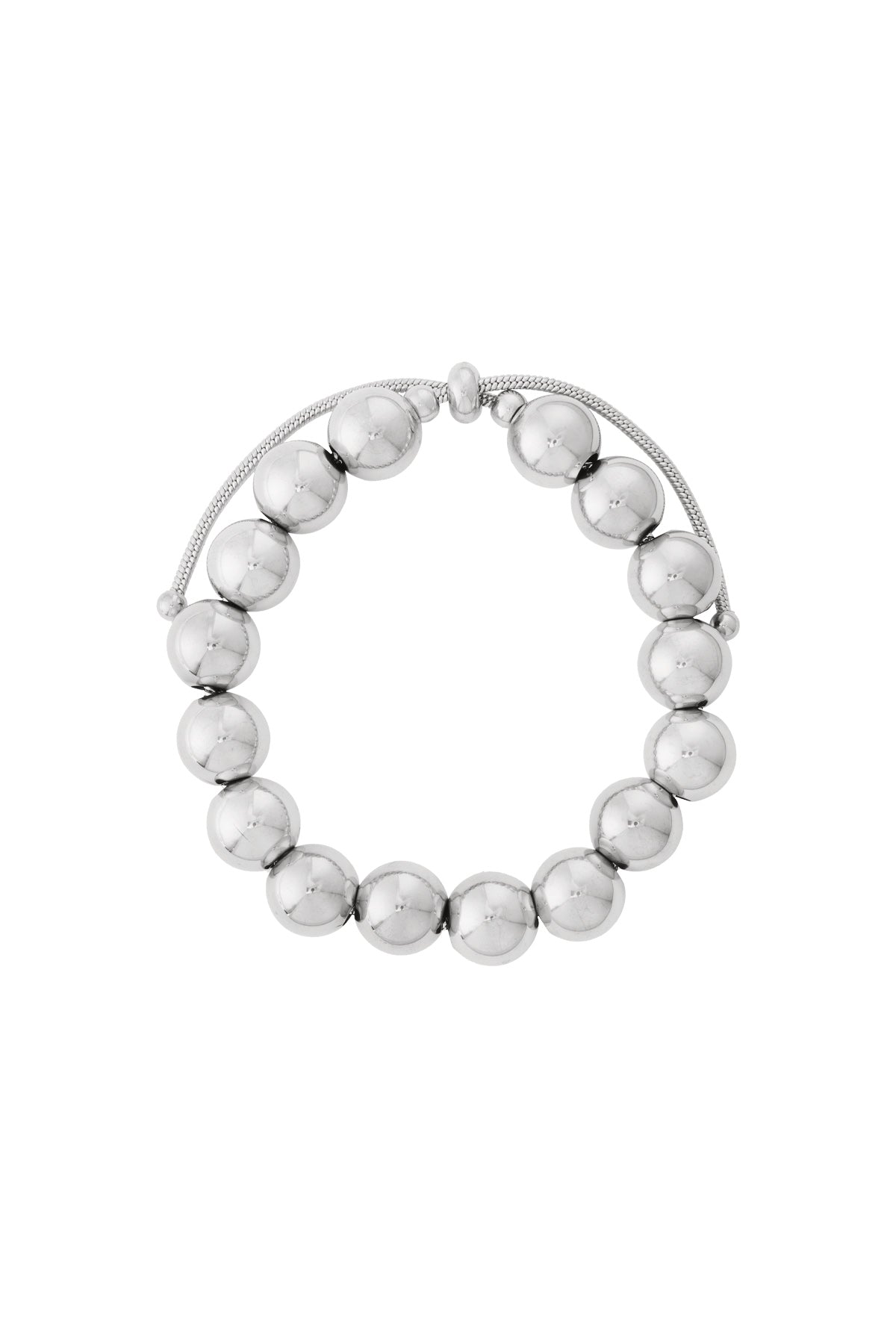 Bubble - schakelarmband Goud