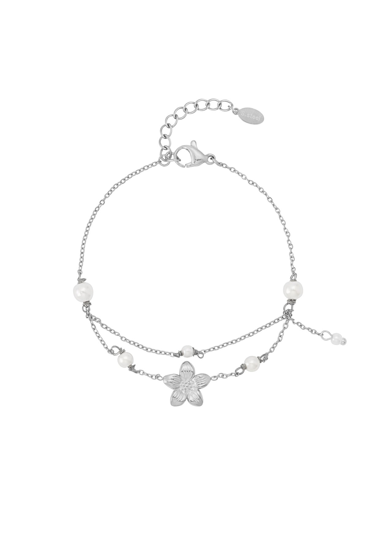Fleurie - bedelarmband Goud detail