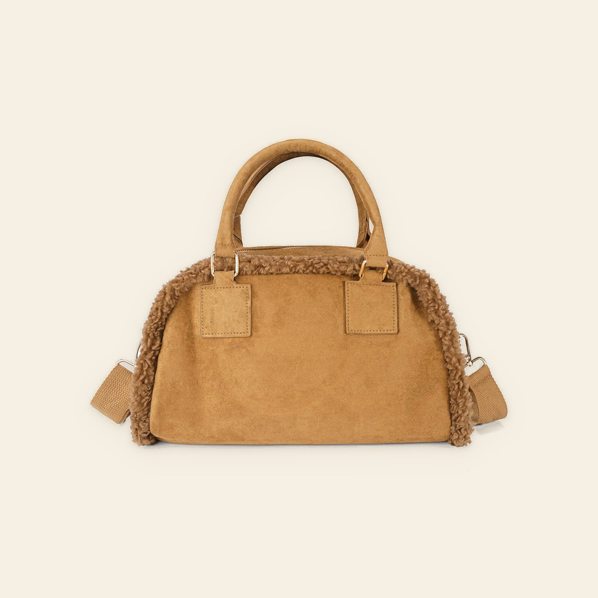 Hanne - Schoudertas met teddy camel