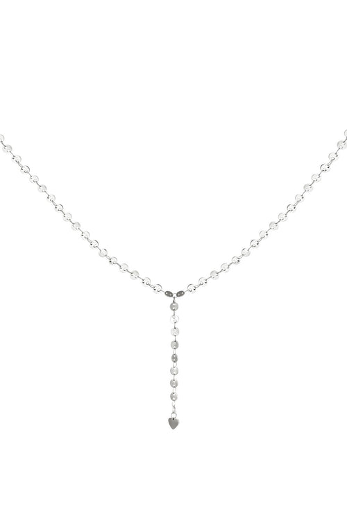 Lotus - hanger ketting Zilver