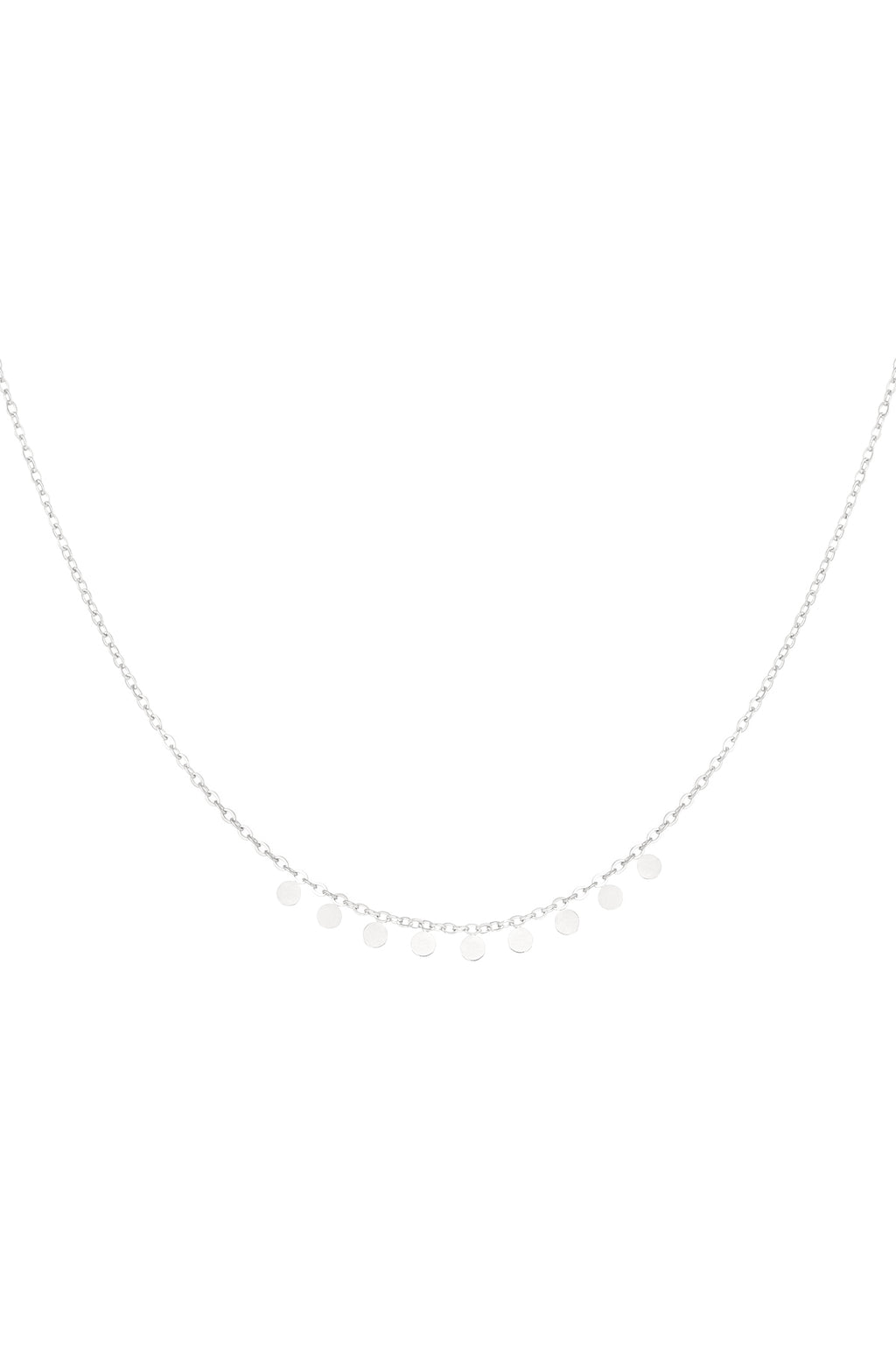 Mae - hanger ketting Zilver