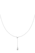 Drop - hanger ketting Zilver