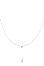 Drop - hanger ketting Zilver