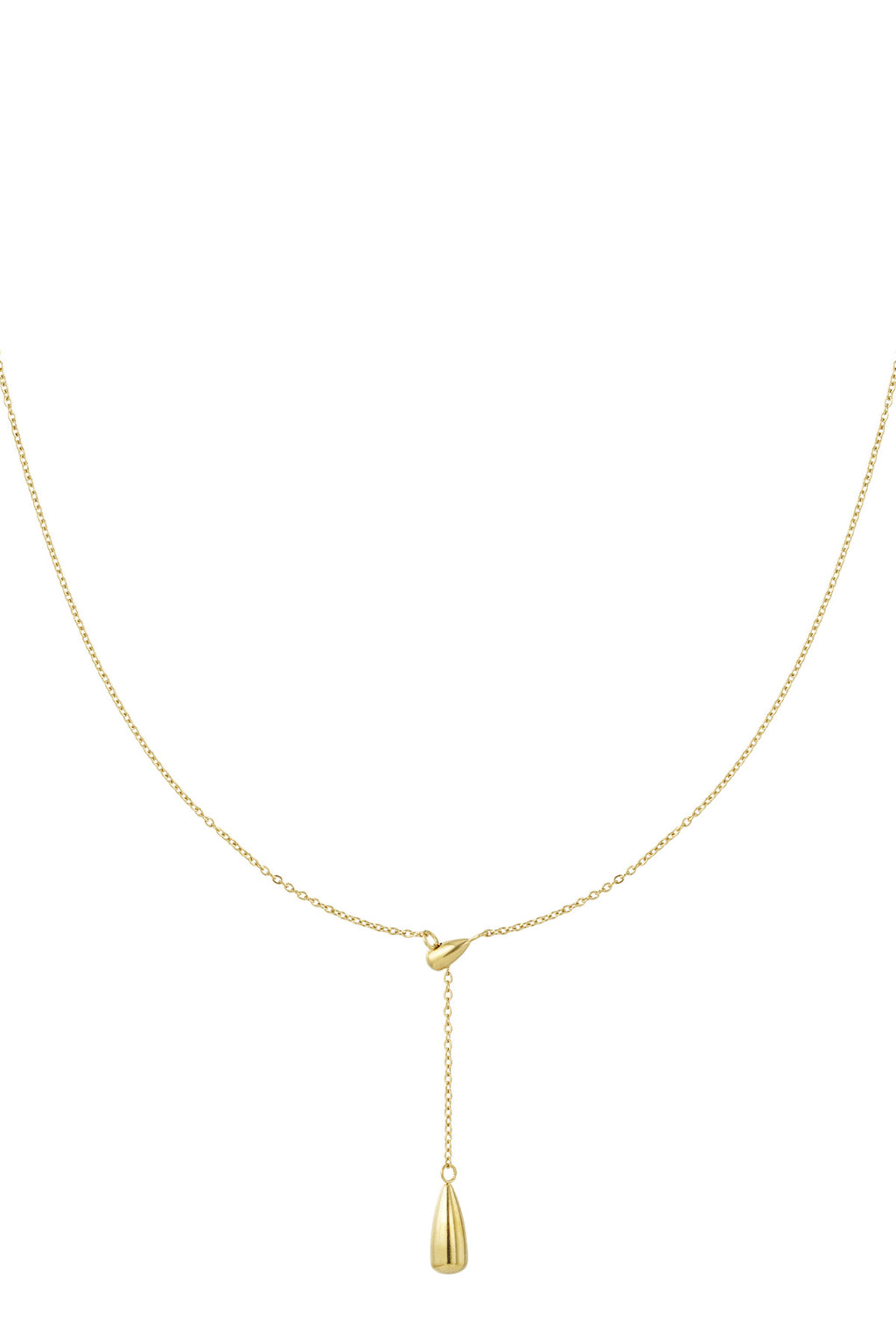 Drop - hanger ketting Goud