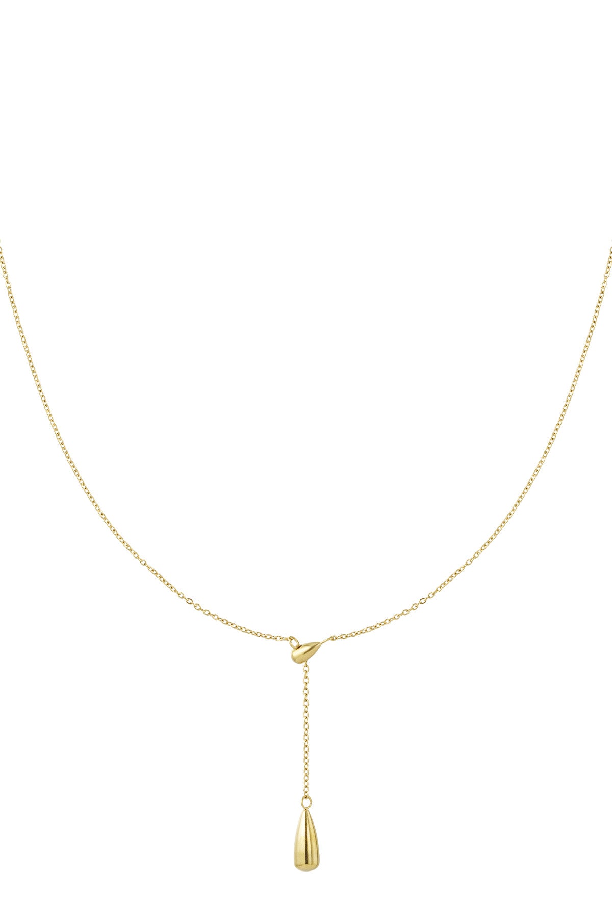Drop - hanger ketting Goud