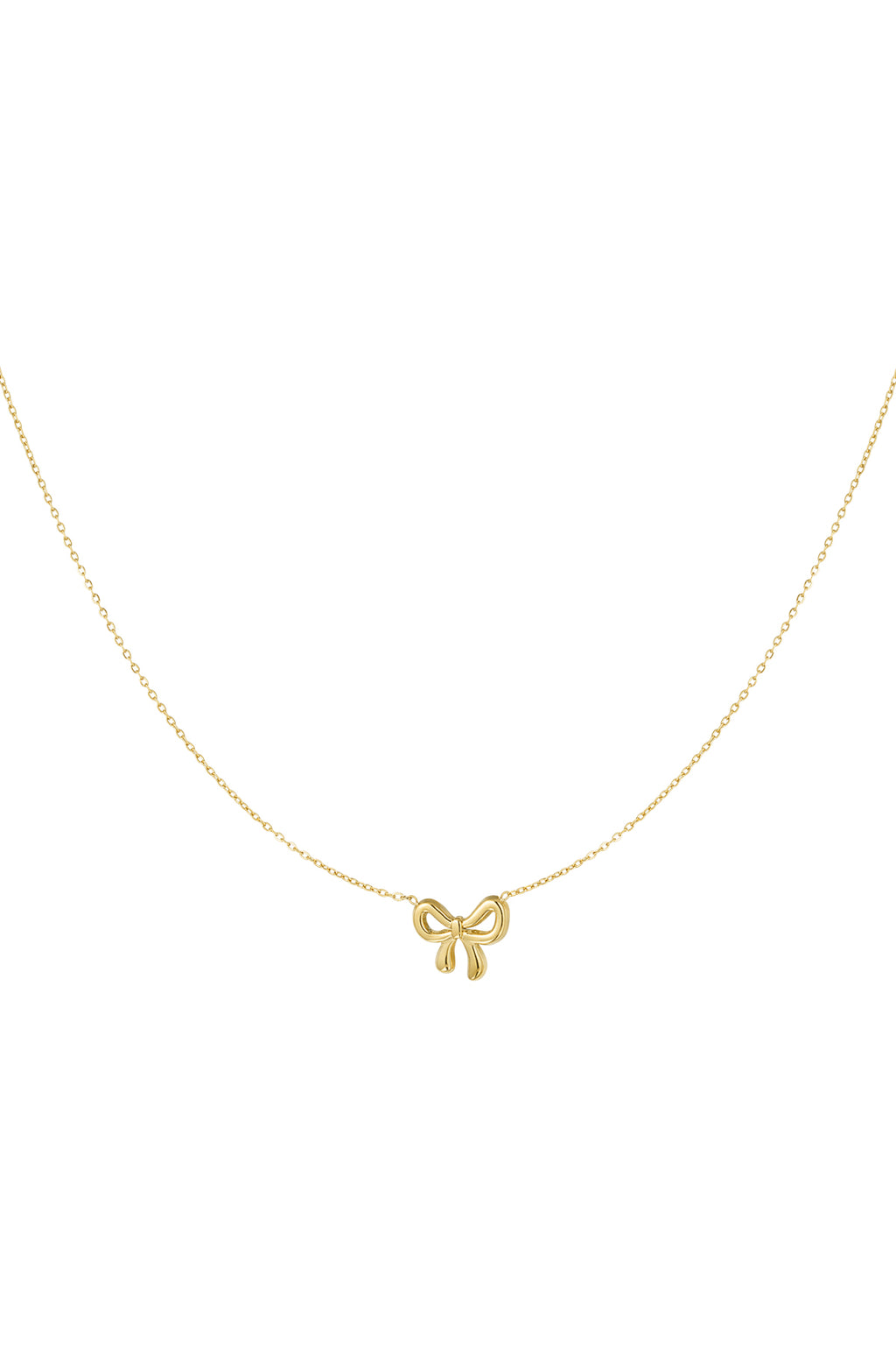 Bow - hanger ketting Goud