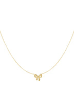 Bow - hanger ketting Goud