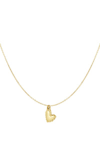 Pure Joy - hartjes ketting Goud
