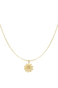 Blossom - bloem ketting Goud