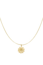 Blossom - bloem ketting Goud