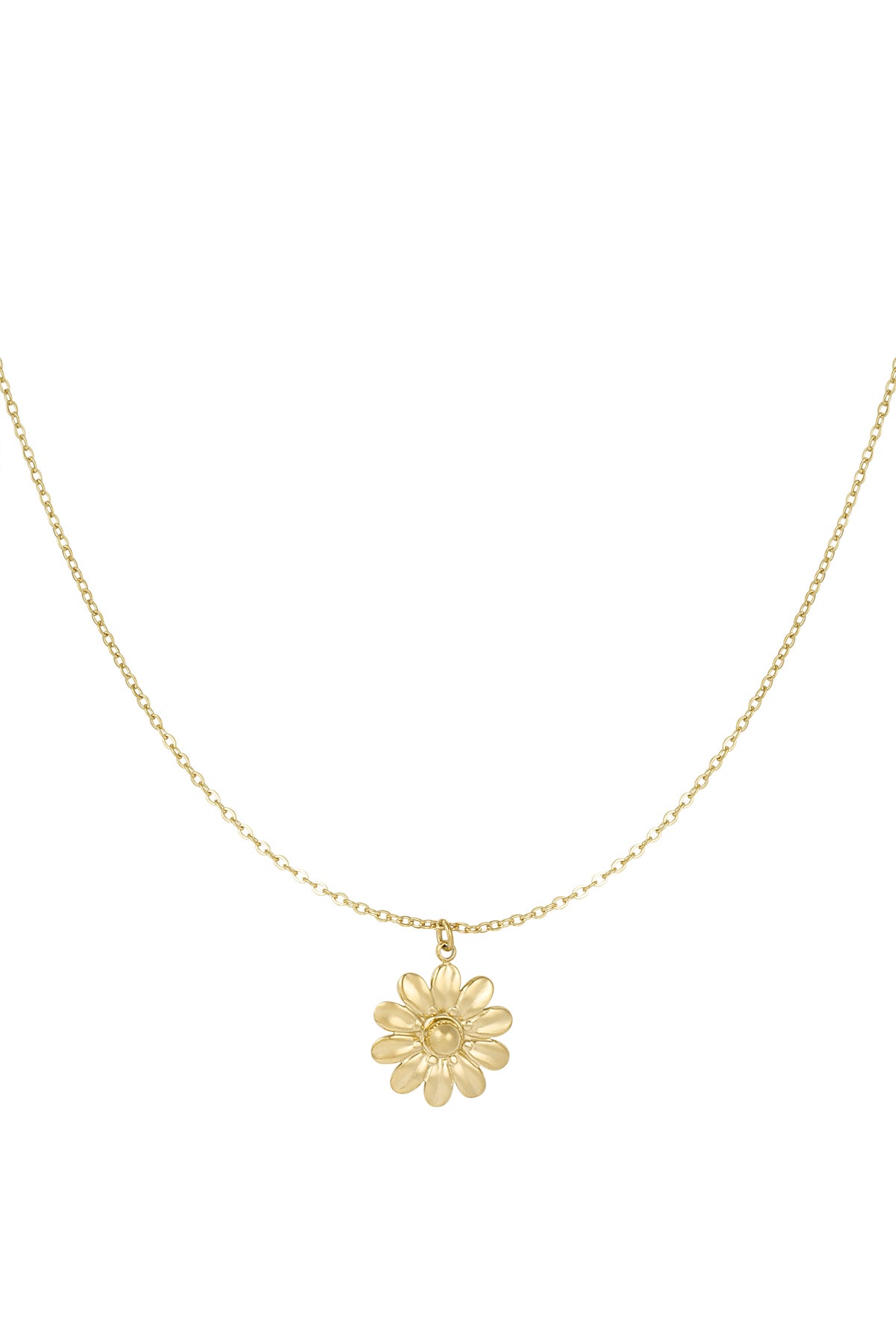 Blossom - bloem ketting Goud