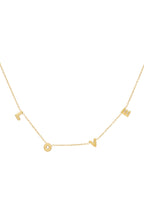Lovely - hanger ketting Goud