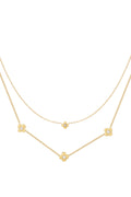 Glow - layered ketting Goud