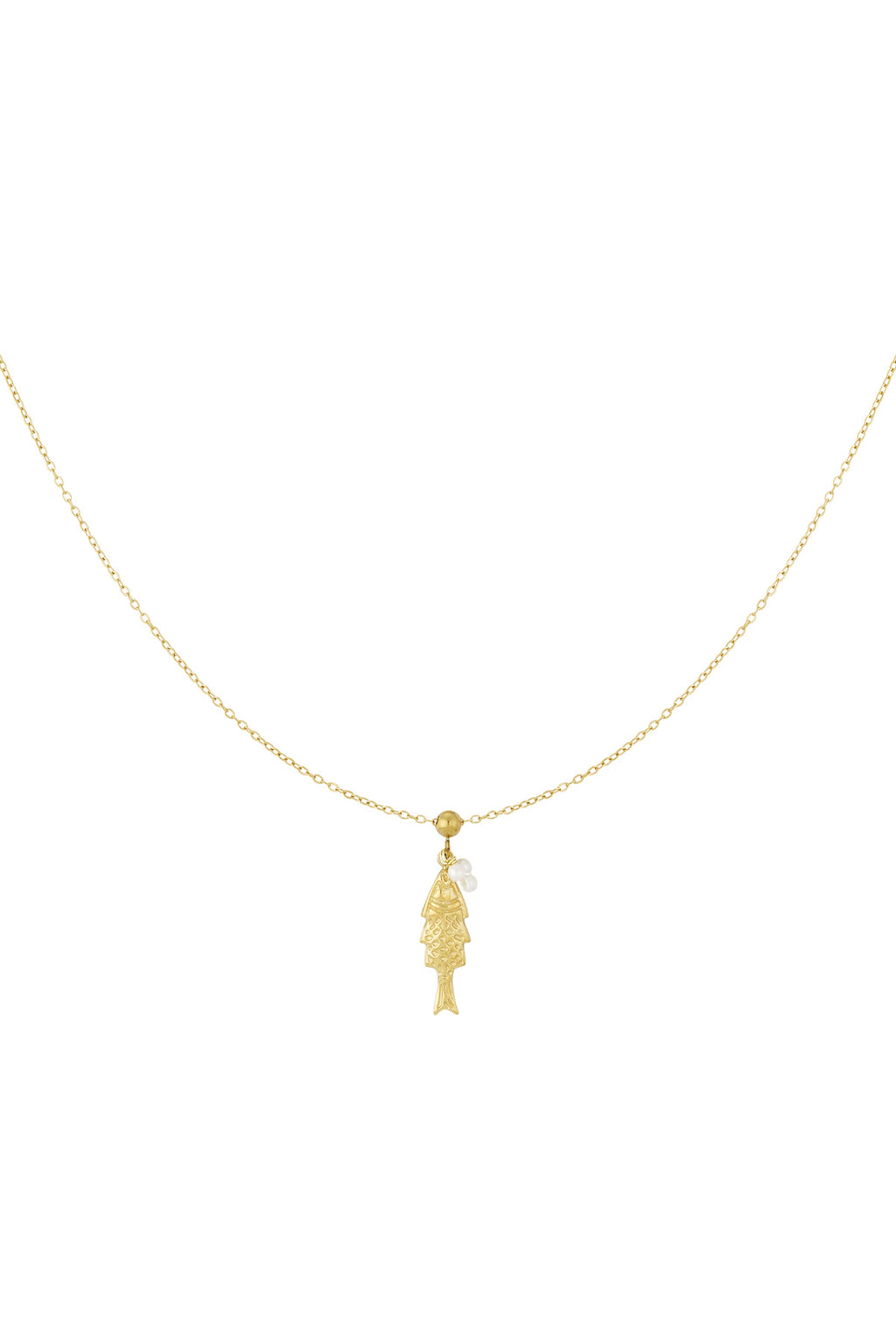 Pesce - hanger ketting Goud