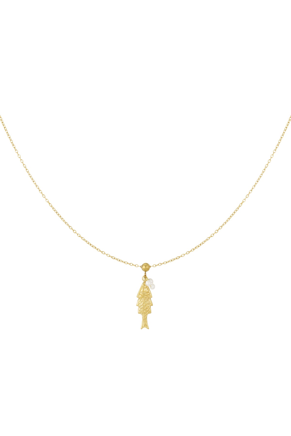 Pesce - hanger ketting Goud