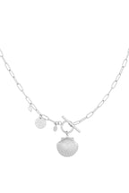 Coastal - schelp ketting Zilver