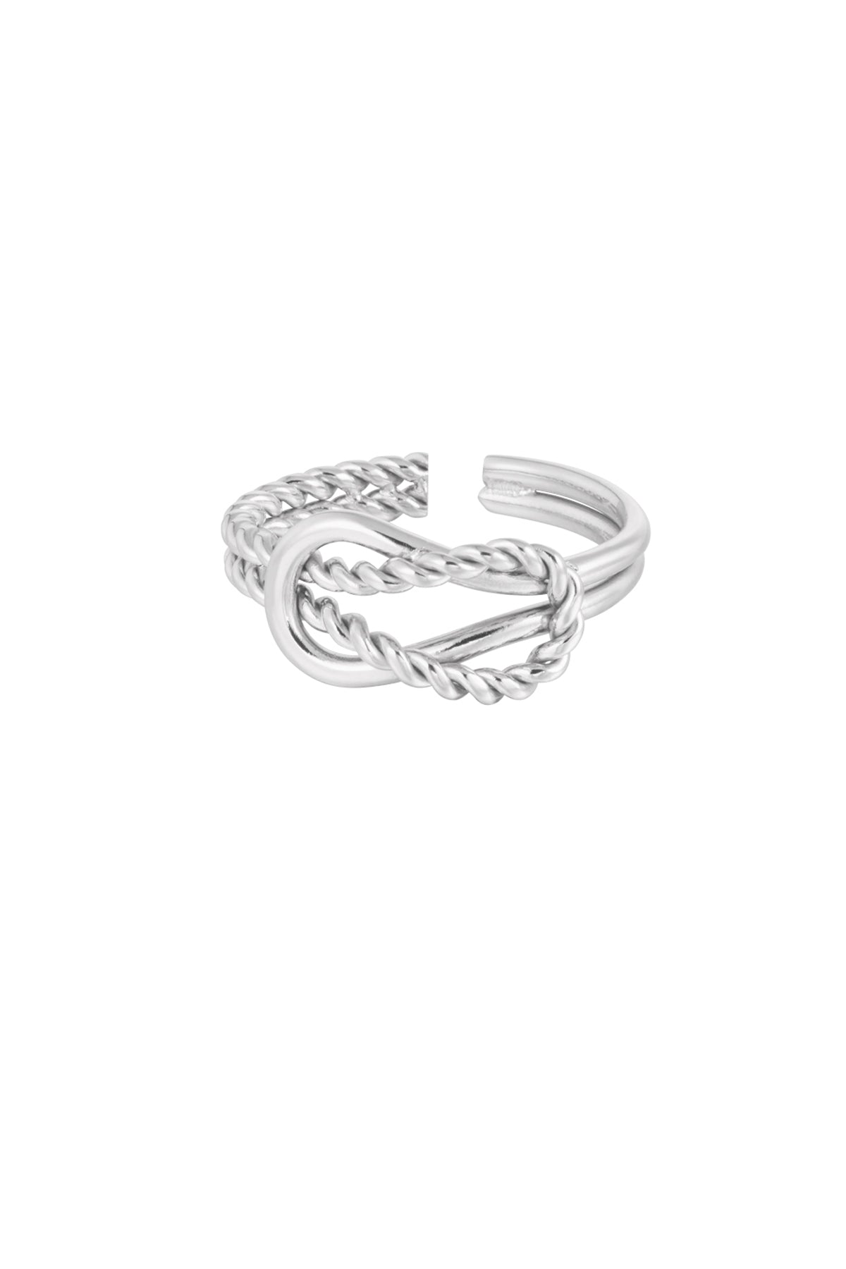 Lumi - statement ring Zilver