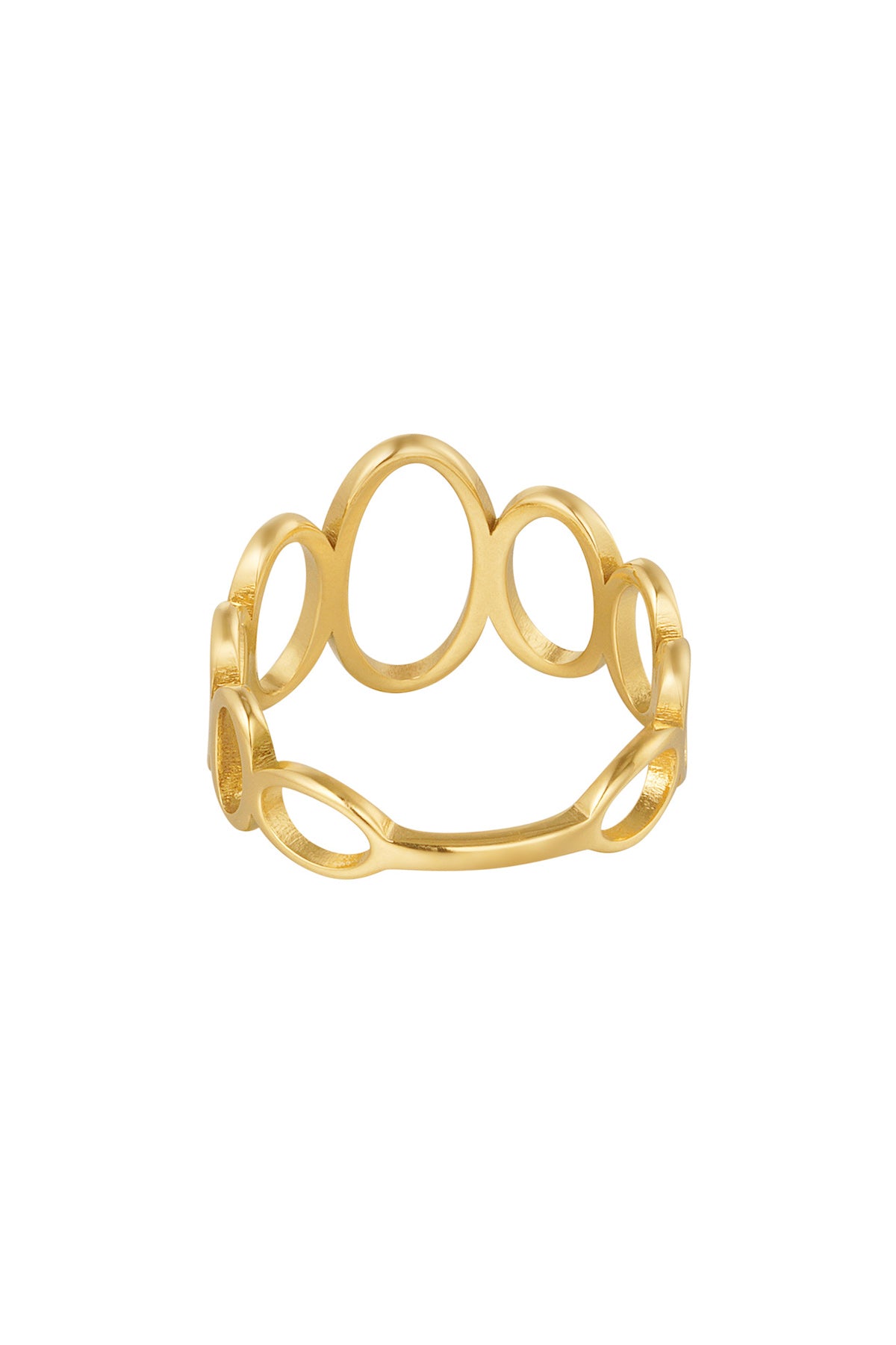 Iconic - bandring Goud detail
