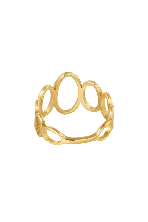 Iconic - bandring Goud detail