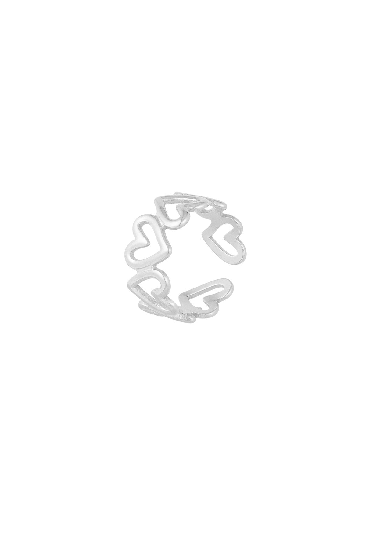 Heart Full - bandring Zilver