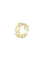 Heart Full - bandring Goud