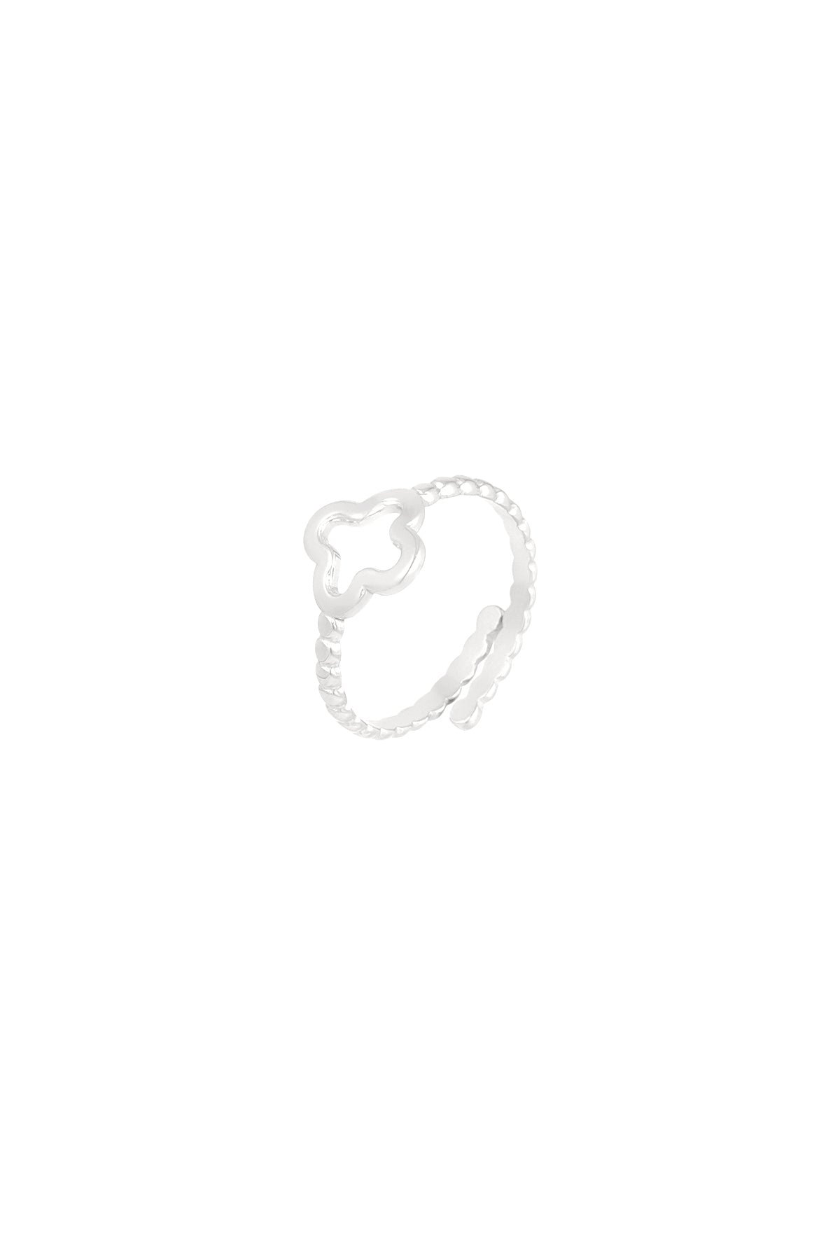 Klaver - bandring Zilver