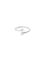 Open - bandring Zilver