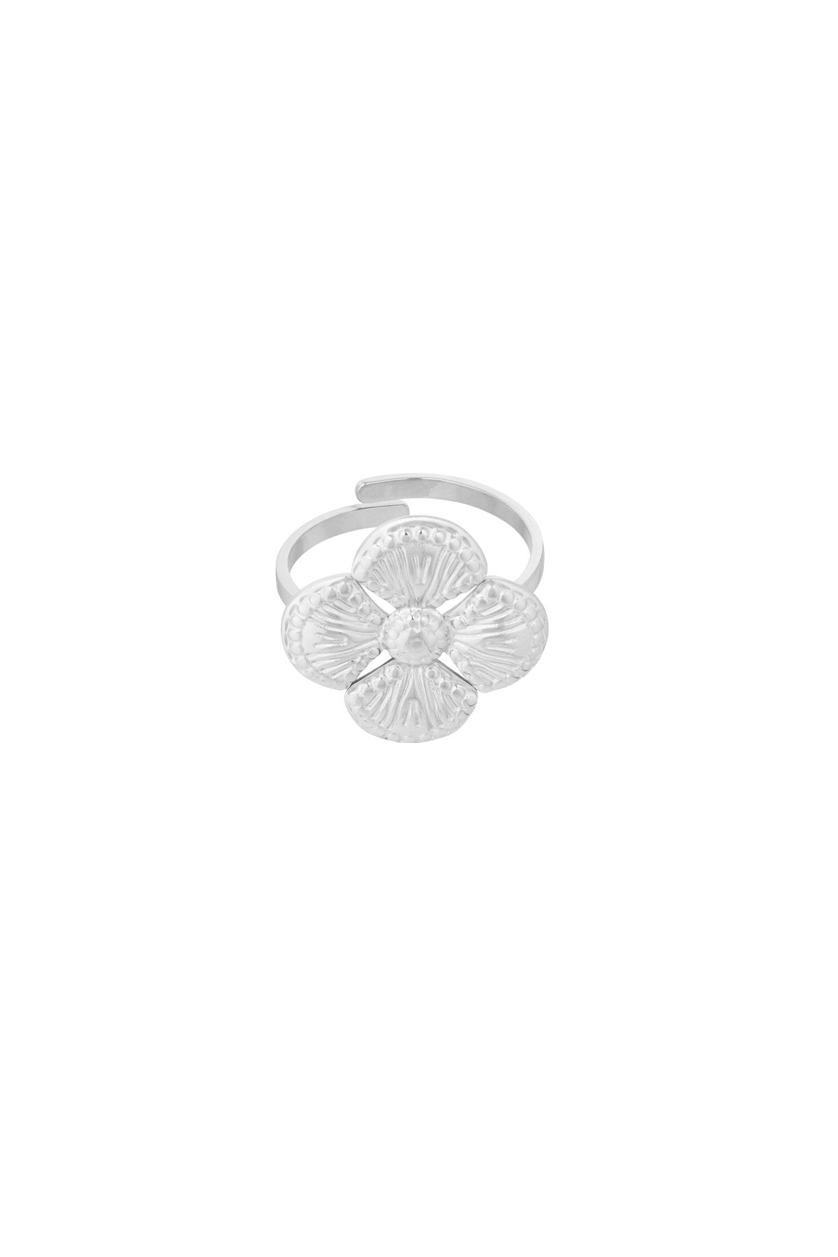 Spark Up - statement ring Zilver