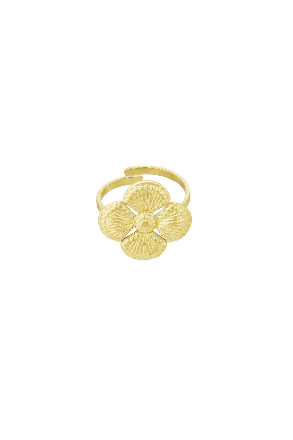 Spark Up - statement ring Goud