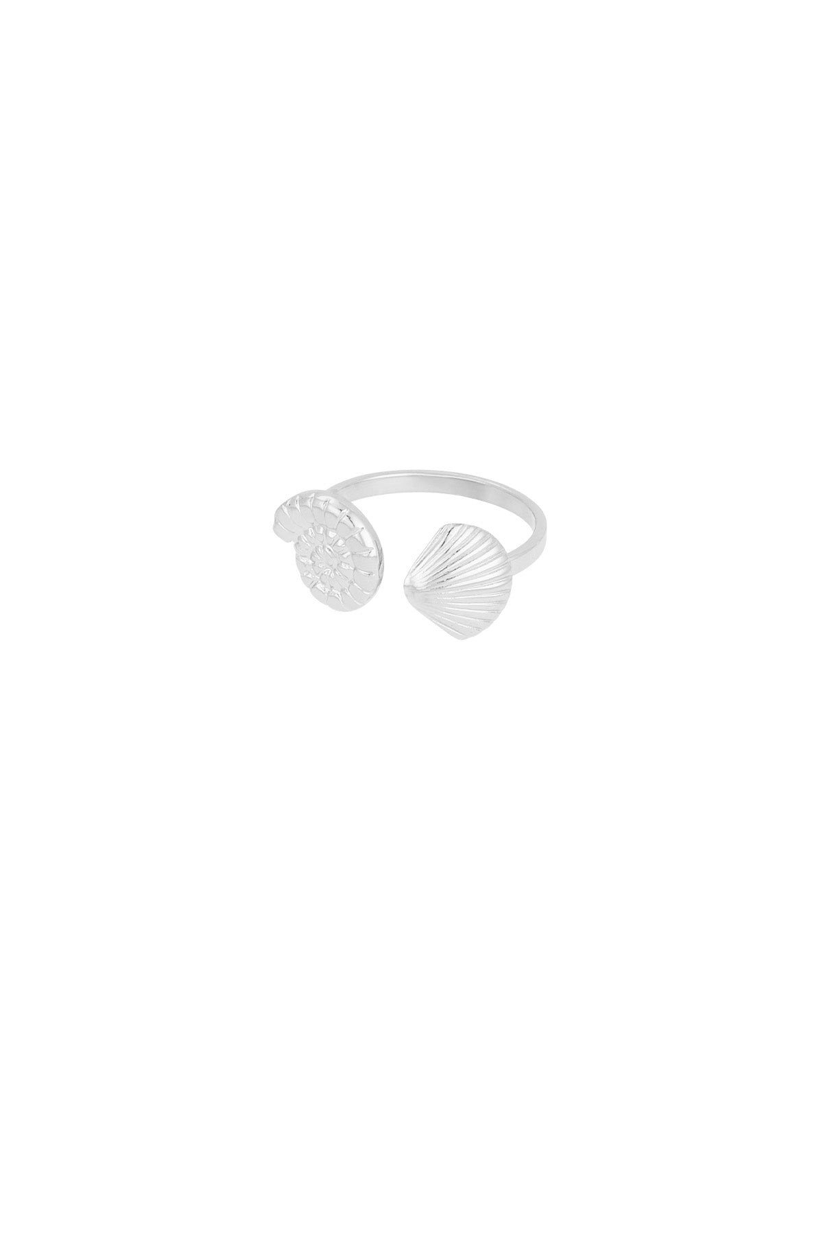 Shell - statement ring Zilver