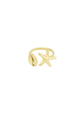 Breeze - statement ring Goud