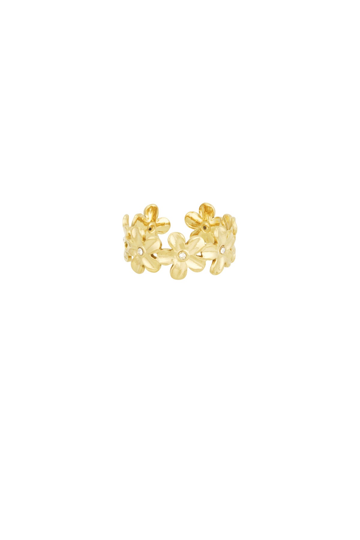 Bloom - bloemenring Goud